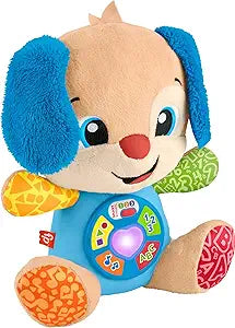 Baby Toy Laugh & Learn Smart Stages Puppy Musical Plush with Lights & Learning Songs for Infants Ages 6+ Months