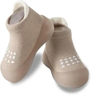 Baby Sock Shoes Toddler Non-Slip Slippers Infant Walking Shoes Soft Rubber Sole Sneakers for Baby Boys Girls