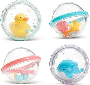 Baby and Toddler Bath Toy, 4 Count