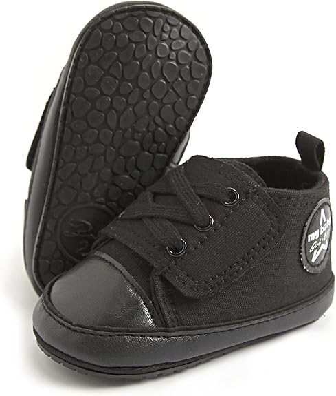 Baby Boys Girls Shoes Canvas Toddler Sneakers Anti-Slip Infant First Walkers 0-18 Months