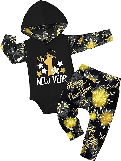 Markeishy Newborn Baby Boy Clothes Plaid Letter Print Long Sleeve Hoodies + Long Pants 2PCS Fall Winter Outfits Set